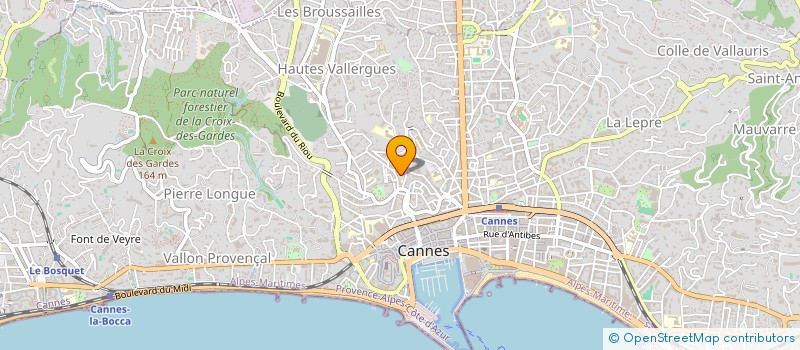 localisation de l'entreprise MADAME DANIELLE ALLEGRI à CANNES