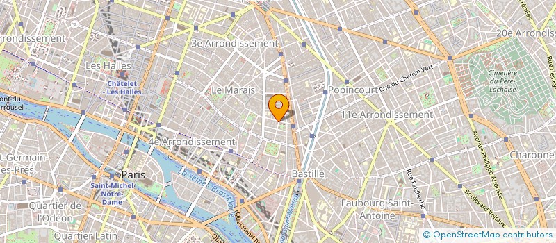 localisation de l'entreprise MADAME DANIELLE ALLERES à PARIS