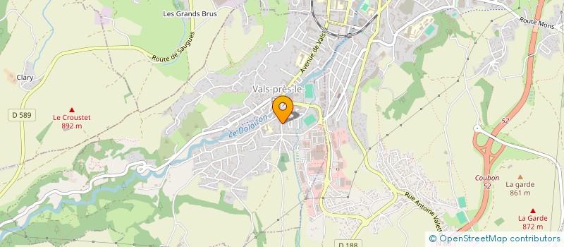 localisation de l'entreprise MADAME DANIELLE ANDRE à VALS-PRES-LE-PUY