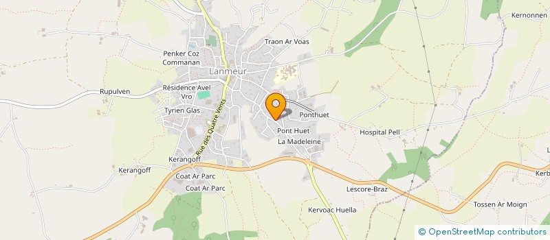 localisation de l'entreprise MADAME DANIELLE ANDREE MAGNETTE à LANMEUR