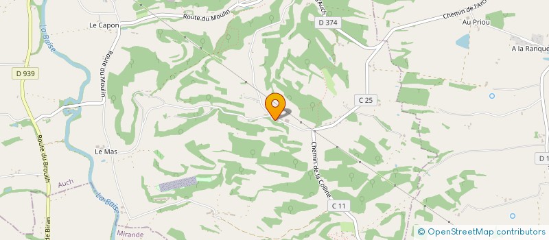 localisation de l'entreprise MADAME DANIELLE ANDRIEU  LE BROUILH-MONBERT