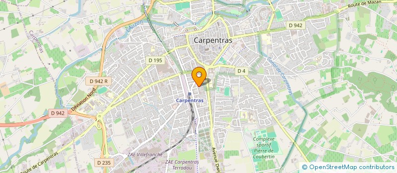 localisation de l'entreprise MADAME DANIELLE ARNAUD à CARPENTRAS