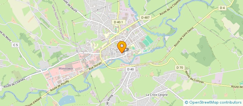 localisation de l'entreprise MADAME DANIELLE ARTAUD  CHARLIEU