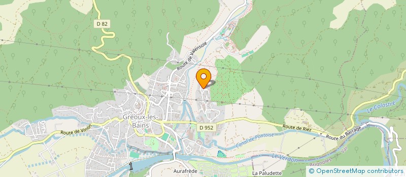 localisation de l'entreprise MADAME DANIELLE ASSANTE à GREOUX-LES-BAINS