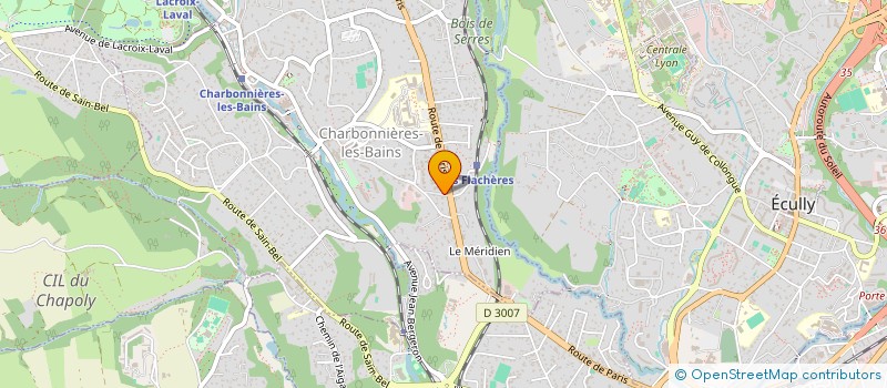 localisation de l'entreprise MADAME DANIELLE AUBOURDY  CHARBONNIERES-LES-BAINS