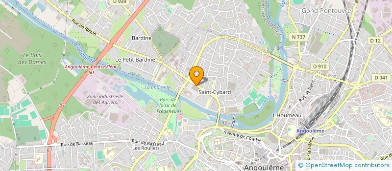 localisation de l'entreprise MADAME DANIELLE AUGER à ANGOULEME