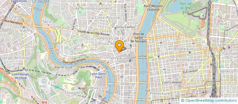 localisation de l'entreprise MADAME DANIELLE AUTHIER à LYON