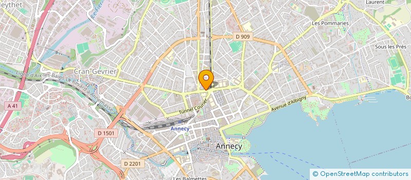 localisation de l'entreprise MADAME DANIELLE AZEBAZE TONFACK à ANNECY