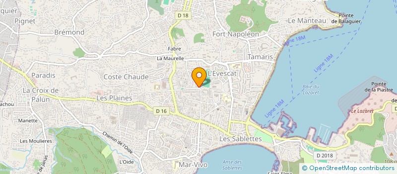 localisation de l'entreprise MADAME DANIELLE AZEMA  LA SEYNE SUR MER