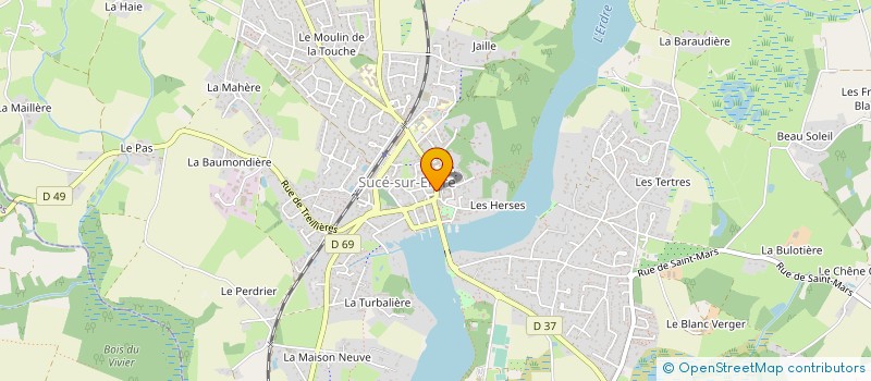localisation de l'entreprise MADAME DANIELLE BANNINO  SUCE-SUR-ERDRE