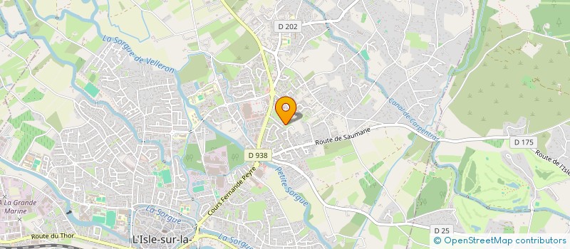 localisation de l'entreprise MADAME DANIELLE BARRACHINA  L'ISLE-SUR-LA-SORGUE