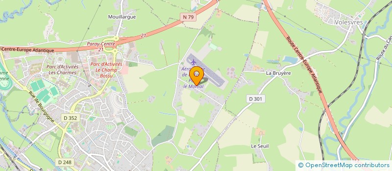 localisation de l'entreprise MADAME DANIELLE BASSY  PARAY LE MONIAL