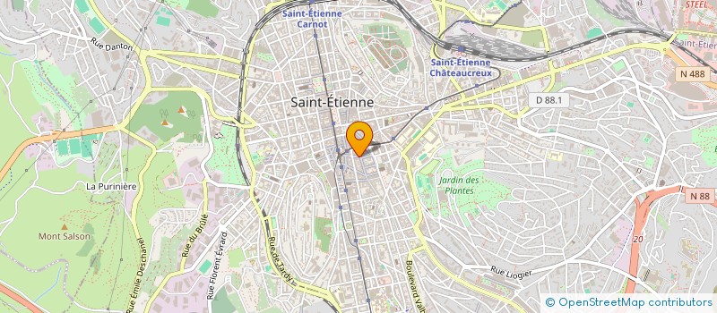 localisation de l'entreprise MADAME DANIELLE BEAUMORT à SAINT-ETIENNE