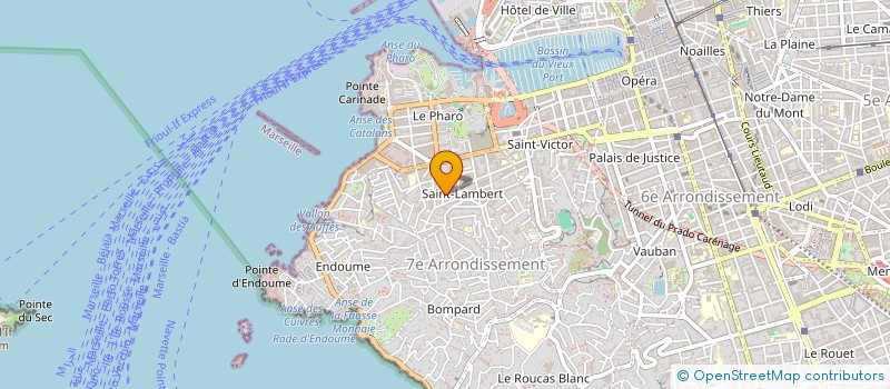 localisation de l'entreprise MADAME DANIELLE BELLIER à MARSEILLE