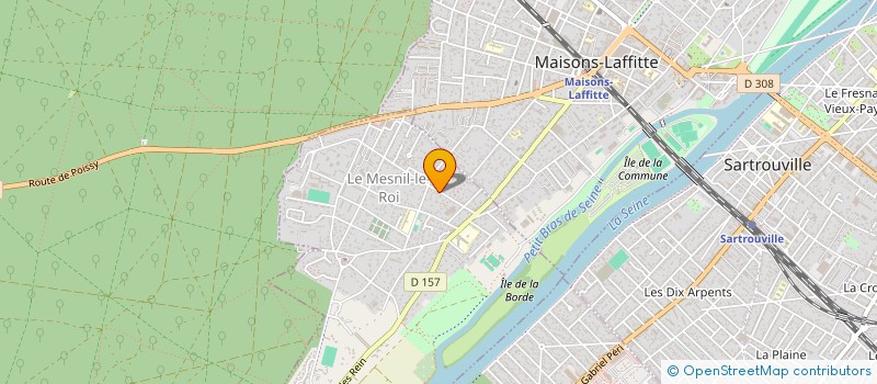 localisation de l'entreprise MADAME DANIELLE BEN HAMOU  LE MESNIL-LE-ROI