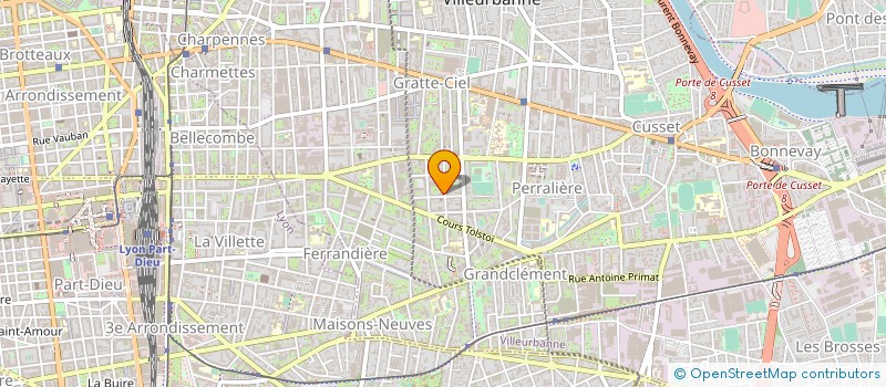 localisation de l'entreprise MADAME DANIELLE BENKHALIFA à VILLEURBANNE