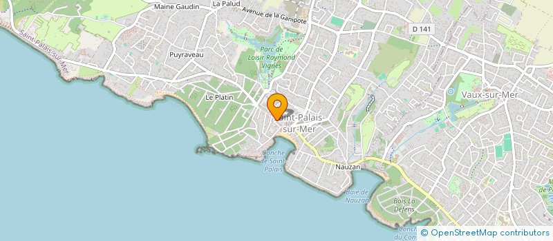 localisation de l'entreprise MADAME DANIELLE BERGERET à SAINT-PALAIS-SUR-MER