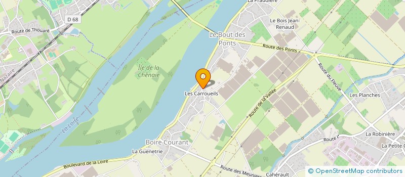 localisation de l'entreprise MADAME DANIELLE BERNARD  SAINT-JULIEN-DE-CONCELLES