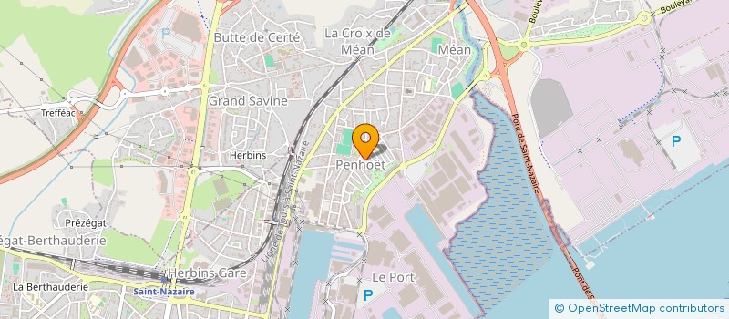 localisation de l'entreprise MADAME DANIELLE BERNARD  SAINT-NAZAIRE