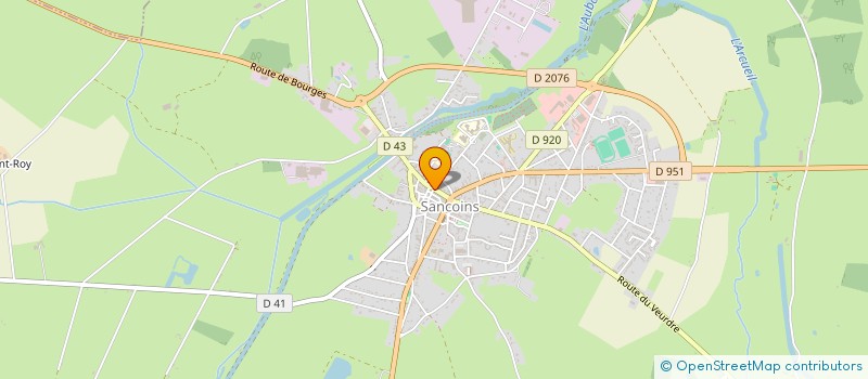 localisation de l'entreprise MADAME DANIELLE BERNARDEAU  SANCOINS
