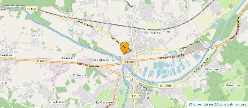 localisation de l'entreprise MADAME DANIELLE BERTHY  SAINT-PANTALEON-DE-LARCHE