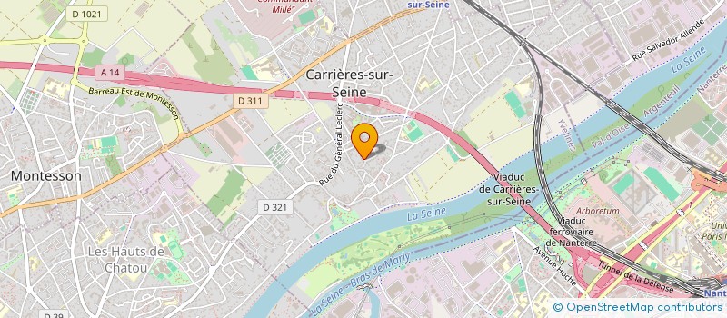 localisation de l'entreprise MADAME DANIELLE BEZERRA DE MELO à CARRIERES-SUR-SEINE
