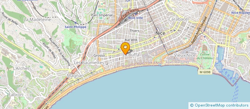 localisation de l'entreprise MADAME DANIELLE BLANCHI à NICE