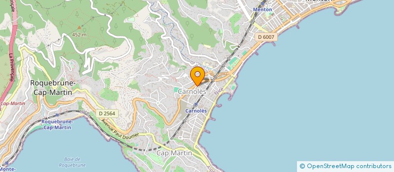 localisation de l'entreprise MADAME DANIELLE BLANVILLAIN à ROQUEBRUNE-CAP-MARTIN