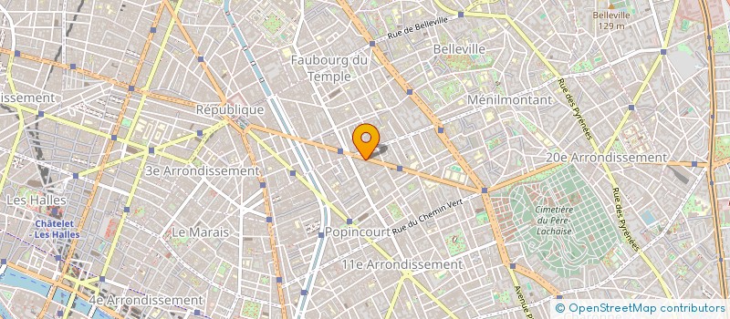 localisation de l'entreprise MADAME DANIELLE BLOCH à PARIS