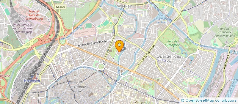 localisation de l'entreprise MADAME DANIELLE BLUM à STRASBOURG