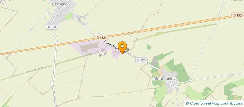 localisation de l'entreprise MADAME DANIELLE BOD  BARBERY