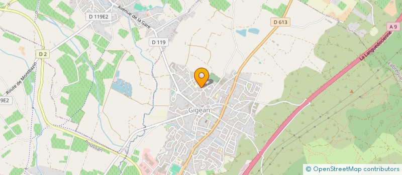 localisation de l'entreprise MADAME DANIELLE BOEUF  GIGEAN