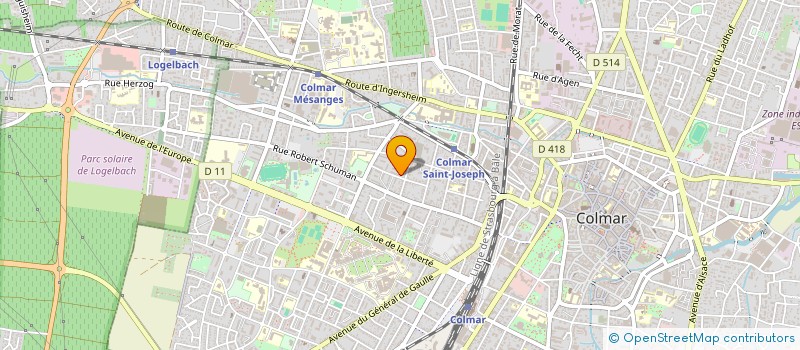 localisation de l'entreprise MADAME DANIELLE BOLLI  COLMAR