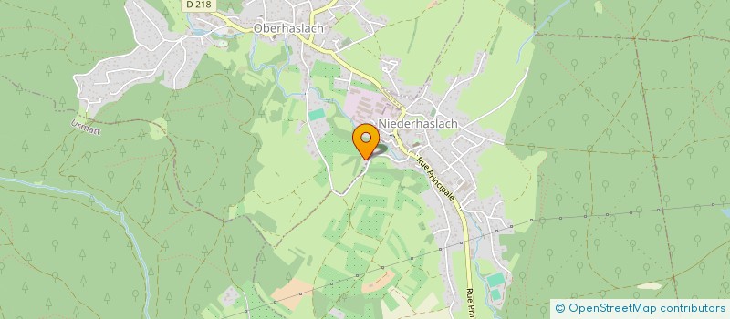 localisation de l'entreprise MADAME DANIELLE BOLLI  OBERHASLACH