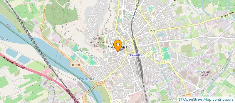 localisation de l'entreprise MADAME DANIELLE BONNEFOY  CAVAILLON