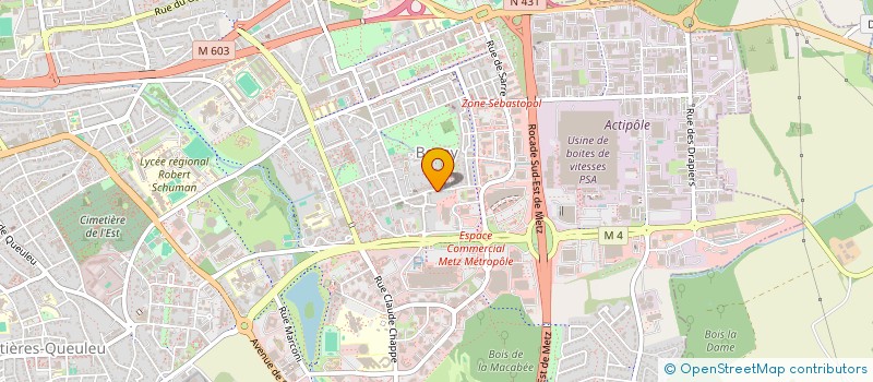 localisation de l'entreprise MADAME DANIELLE BORI  METZ