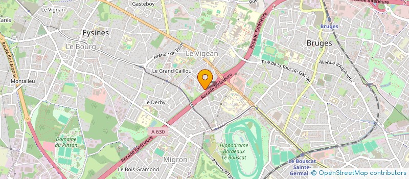 localisation de l'entreprise MADAME DANIELLE BORTHAYRE  LE TAILLAN-MEDOC