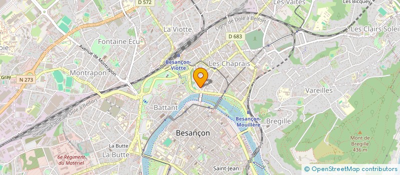 localisation de l'entreprise MADAME DANIELLE BOURGEOIS à BESANCON