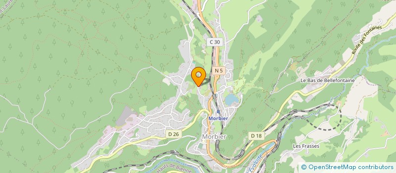 localisation de l'entreprise MADAME DANIELLE BOURNY  MORBIER