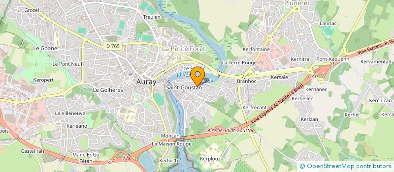 localisation de l'entreprise MADAME DANIELLE BOUVET à AURAY