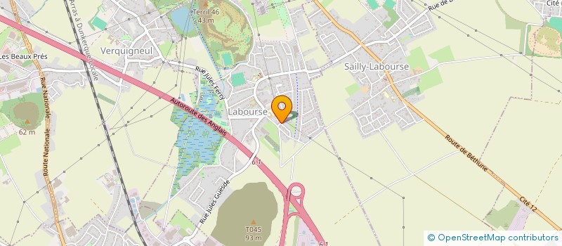 localisation de l'entreprise MADAME DANIELLE BRACONNIER  LABOURSE