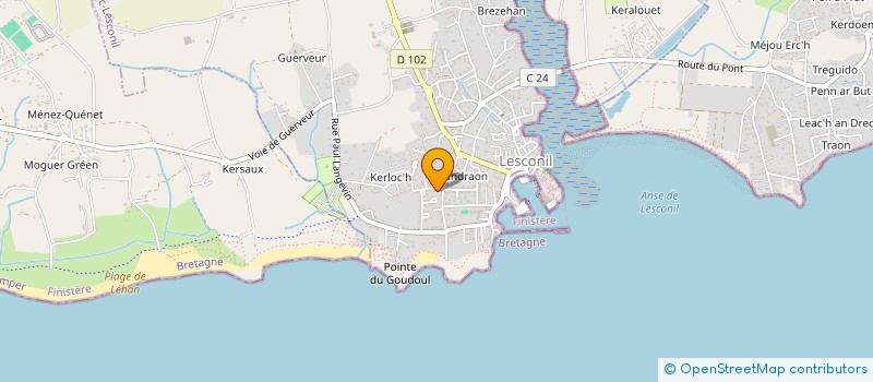 localisation de l'entreprise MADAME DANIELLE BRAILLON  PLOBANNALEC-LESCONIL