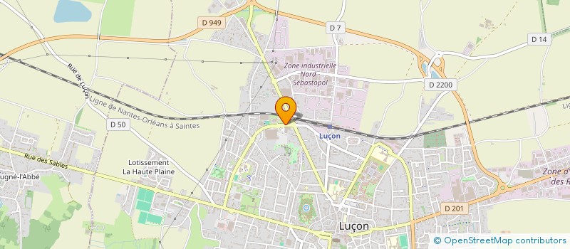 localisation de l'entreprise MADAME DANIELLE BRECHET  LUCON