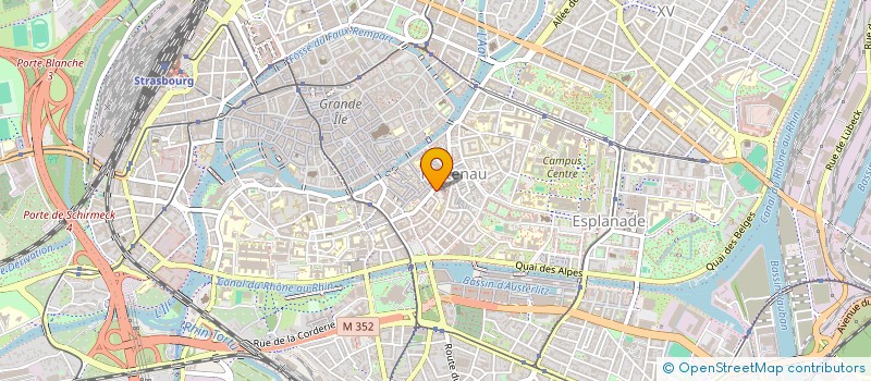 localisation de l'entreprise MADAME DANIELLE BRENNER à STRASBOURG