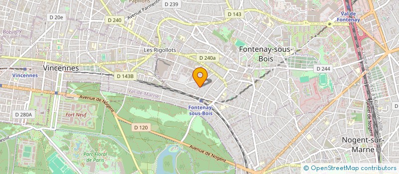 localisation de l'entreprise MADAME DANIELLE BUFFET à FONTENAY-SOUS-BOIS