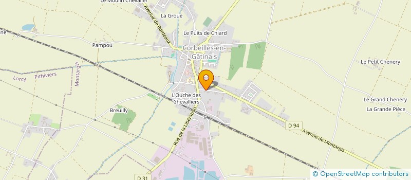 localisation de l'entreprise MADAME DANIELLE BUGES à CORBEILLES