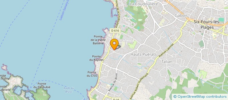 localisation de l'entreprise MADAME DANIELLE BURAIT à SIX-FOURS-LES-PLAGES