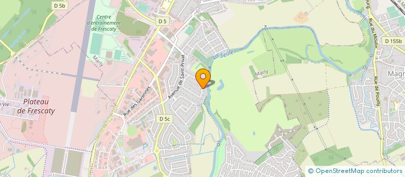 localisation de l'entreprise MADAME DANIELLE BURGIN  MARLY