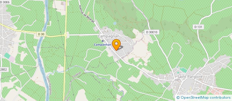 localisation de l'entreprise MADAME DANIELLE CACHERA  CAMPAGNAN