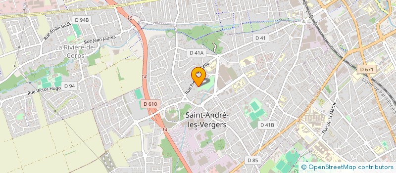 localisation de l'entreprise MADAME DANIELLE CADESTIN à SAINT-ANDRE-LES-VERGERS